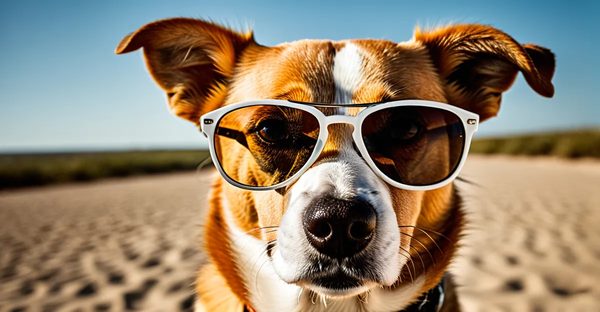 Lunette de soleil pour chien : style et protection uv essentiels